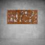 Wetlands Wall Art - 2000 X 1000 X 20 / Rust Coat / Indoor