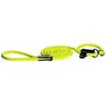 Rogz Pet Products Rogz Rope Medium 9MM 1.8M Long Moxon Dog Rope Lead - Dayglo Yellow Reflective