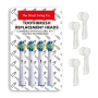 Toothbrush Heads For Oral-b Floss Clean & Toothbrush Covers - 4 Pack