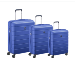 DELSEY Lagos 3 Piece Set -blue - Ys Travel Bags