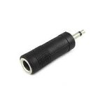Audio Adapter 3.5MM Mono Jack - 6.3MM Mono Socket - 3.5MM Mono Jack - 6.3MM Mono Socket