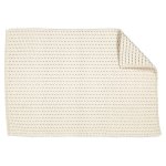 Fancy Twill With Charcoal Bath Mat - Bedside Mat: 75 X 120 Cm