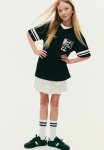 Keith Haring X : Oversized Print-motif T-Shirt - Black
