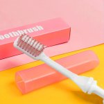 Travel Foldable Toothbrush Portable Toothbrush With Toothbrush Box Practical Travel Accessories