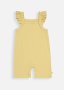 Frilly Ribbed Stretch Cotton Romper