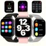 Full Touch 1.83-INCH Large Screen Sports Smartwatch With Wireless Calling Motion Detection Multiple App Reminders And Other Functions Compatible With Iphone And Android