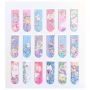 18-PIECE Magnetic Bookmark Set Pastel Rabbits Cute Puppies & Flowers