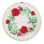 Sewing Cross Stitch Embroidery Starter Kit Flower