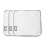 Bamboo Wash Cloths For Babies - White