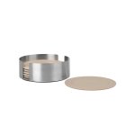 Lareto Coaster Set Nomad Beige - 6 Piece
