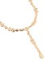Goldair Gold Flat Organic Shape Lariat Necklace