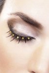 Black Yellow Rhinestone Eyelashes