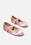 Cotton On Olivia Ballet Flat - Crystal Pink Satin
