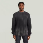 Raw Sunfaded Loose Sweater Salut