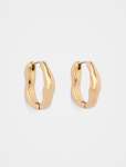 Octovia Organic Loop Earrings - 0 Gold