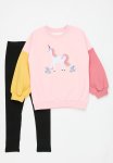 PoP Candy Sweatshirt & Legging Set - Pink & Black