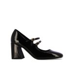 Mary Jane Patent Heel -black