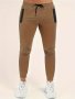 Men's Solid Pants With Zipper Pockets Active Drawstring Trousers For Outdoor Activities Gift