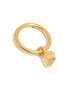 Goldair Gold Plated Surgical Steel Scallop Shell Clicker Ring
