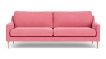 Anna 3 Seater Firenze Bubblegum Oak Soap Legs