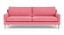 Anna 3 Seater Firenze Bubblegum Oak Soap Legs