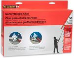 No Ladder 50 Count Gutter And Shingle Clips By Dyno Seasonal Solutions Clear