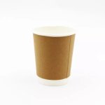 Ctg Kraft Double Wall Cup 250ML 100