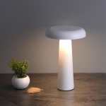 Boletus Portable LED Lamp Rechargeable Black White - Black