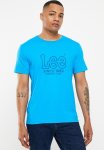 Lee Gel Outline Logo T - Turq