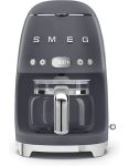 Smeg 10-CUP Slate Grey Retro Filter Coffee Machine DCF02GRSA