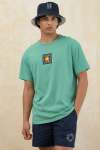 Graphic Oversized T-Shirt - XL Green