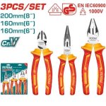 Plier Side Cutter Set Insulated Total Tools THT2K0302