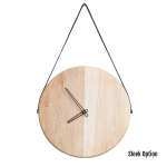 Lilly Wall Clock - White Sleek 300MM Dia