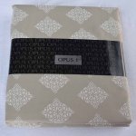Crystal Paste Print Taped And Lined Taupe Curtain 230 218CM