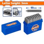27 Piece Letter Punch Set 3 X 60MM WCC9273