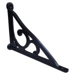 Cast-iron Bracket With Mounting Screws Black 13CM