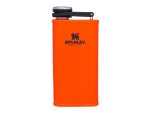 Stanley The Easy Fill Wide Mouth Hip Flask 230ML Blaze Orange