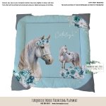 Playmat Horse Turquoise Horse Painting Set