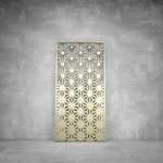 Laser Cut Screen - Design 128 - 1040 X 535 X 20 Matt Gold Indoor
