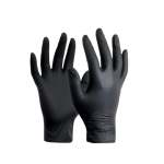 100 Extra Large Black Lightning Exam Gloves Multipurpose & Durable