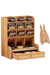 Wooden Desktop Multifunctional Storage Organizer