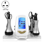3-IN-1 40K Ultrasonic Fat Blasting Device Radio Frequency Beauty Device Metal Handle UK Plug