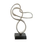 Silver Ribbon Sculpture