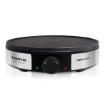 Taurus Variable Temperature Control Non-stick 1200W Crepe Maker Black 30CM