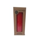 Candle Pillar Chinese Red 7.5X18CM