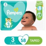 Pampers Baby Dry Nappies Value Pack Size 3 58'S