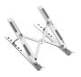 Adjustable Folding Aluminum Heat Dissipation Laptop Stand Holder - Sliver