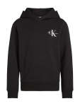 Calvin Klein Unisex Small Monogram Hoodie In Black - Black 16