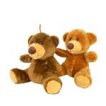 Plush Asst Shinning Brown Bear
