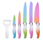 Condere 6-PIECE Colourful Knife Set ? Vibrant Non-stick & Ergonomic